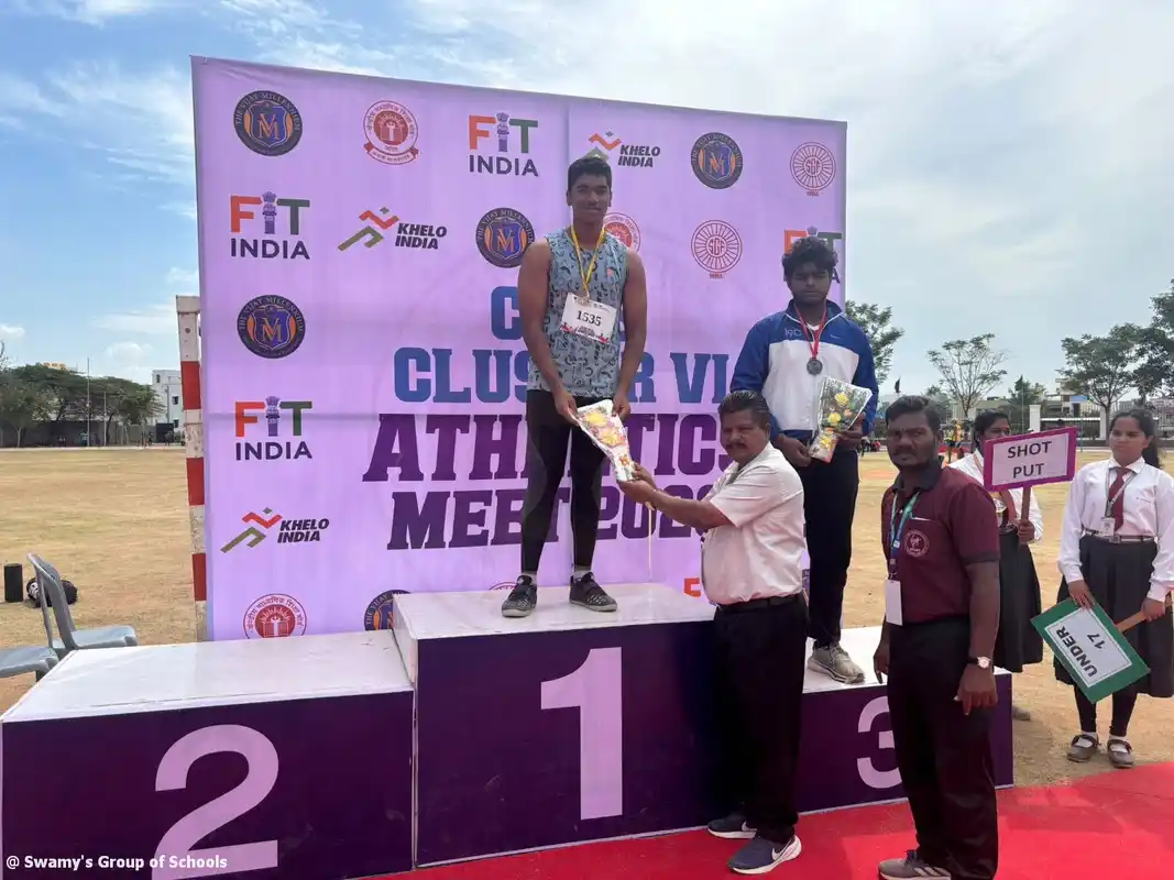 WINS GOLD MEDAL AT CBSE VI ATHLETICS MEET 2026